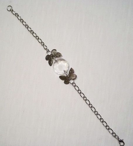 PULSEIRA BORBOLETA EM AÇO INOX AP014