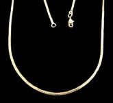 CORRENTE DIAMANTADA Folheada a OURO 18K OC008