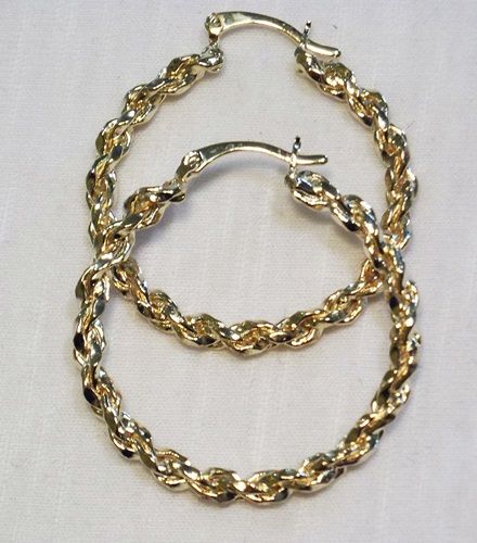 BRINCO ARGOLA Folheada a OURO 18K OB007