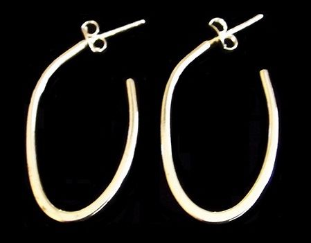 BRINCO ARGOLA Folheado a PRATA PB009