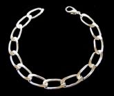 PULSEIRA FOLHEADA A PRATA 950  PP021