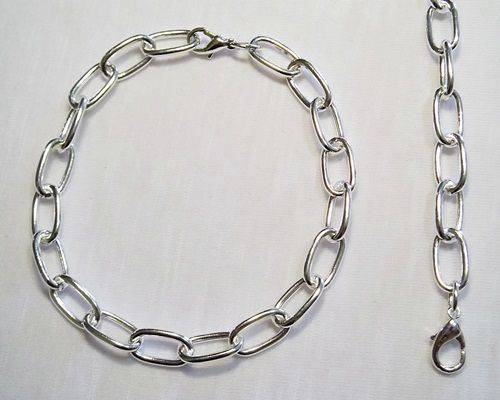 PULSEIRA CADEADO Folheada a PRATA 950  PP008