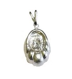 PINGENTE FOLHEADO A PRATA 950 PI002