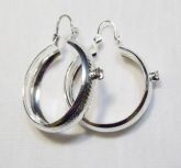 BRINCO ARGOLA Folheado a PRATA PB004