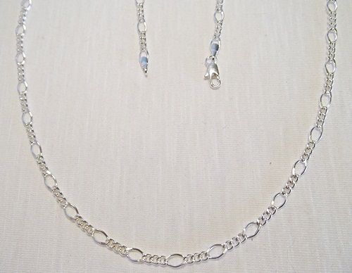 CORRENTE FOLHEADA A PRATA 950 PC028