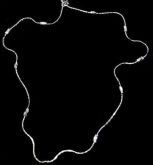 CORRENTE folheada a PRATA  950 PC017