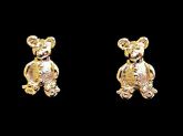 BRINCO URSINHO FOLHEADO A OURO 18K OB025