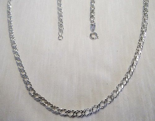 CORRENTE FOLHEADA A PRATA 950 PC026