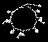 PULSEIRA GOLFINHOS PRATEADA BP005