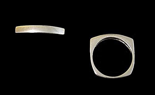 ANEL FOLHEADO A PRATA PA016