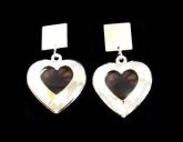 BRINCO CORAÇÃO Folheado a PRATA PB044