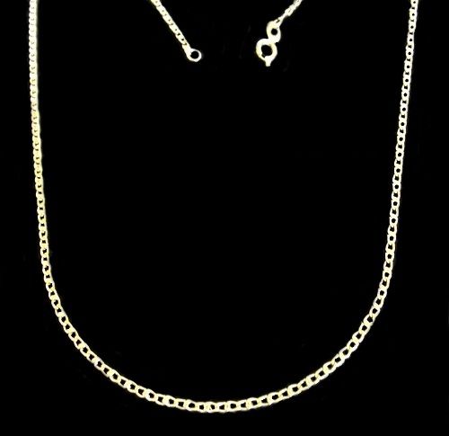 CORRENTE FOLHEADA A OURO 18K  OC010