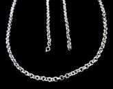 CORRENTE ELO PORTUGUES Folheado a PRATA 950 PC023