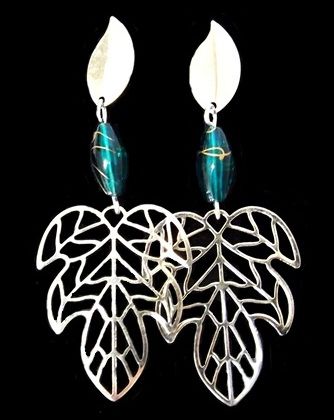 BRINCO FOLHEADO A PRATA  PB014