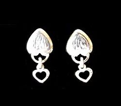 BRINCO FOLHEADO A PRATA PB055