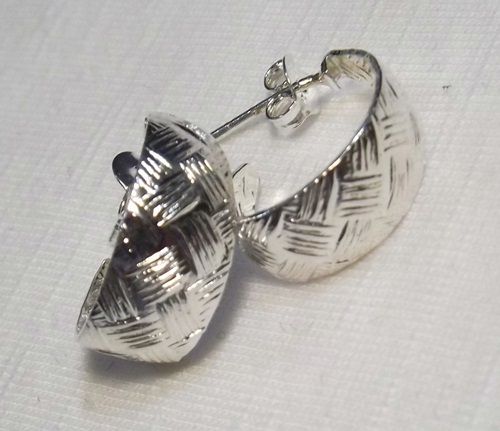 BRINCO ARGOLA Folheado a PRATA PB001