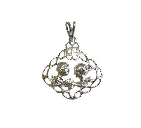 PINGENTE PAR ROMANTICO Folheado a PRATA 950 PI014