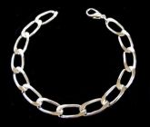 PULSEIRA FOLHEADA A PRATA 950  PP021