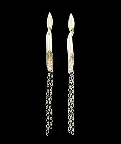 BRINCO FOLHEADO A PRATA  PB012