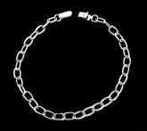 PULSEIRA CADEADO 1x1 em AÇO INOX  AP022