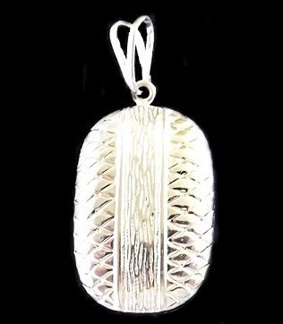 PINGENTE FOLHEADO A PRATA 950 PI032
