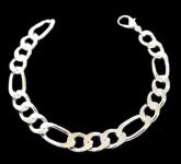 PULSEIRA FOLHEADO A PRATA 950 PP019