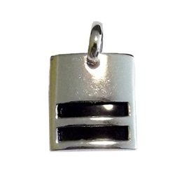 PINGENTE FOLHEADO A PRATA 950  PI019