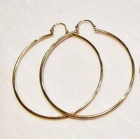 BRINCO ARGOLA Folheada a OURO 18K OB003