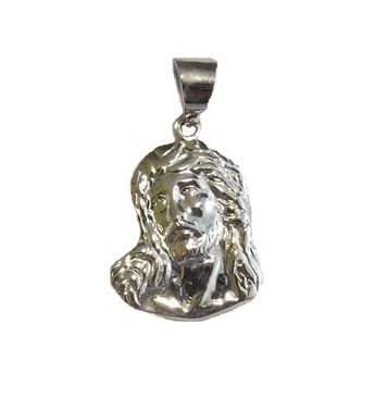 PINGENTE CRISTO FOLHEADO A PRATA 950 PI017