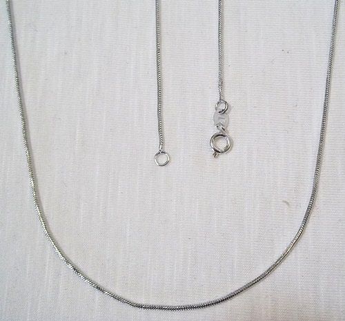 CORRENTE RABO DE RATO Folheada a PRATA 950  PC031