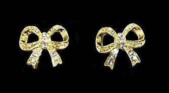 BRINCO LAÇINHO EM STRASS IMPORTADO BB019