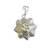 PINGENTE FOLHEADO A PRATA 950 PI016