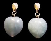 BRINCO CORAÇÃO DE PEDRA NATURAL OB043