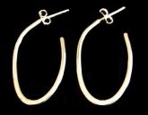 BRINCO ARGOLA Folheado a PRATA PB009