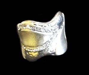 ANEL PRATEADO - importado  BA003