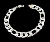 PULSEIRA PRATEADA MASCULINA BP002