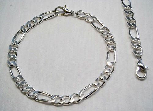 PULSEIRA 3X1 FOLHEADA A PRATA 950  PP009