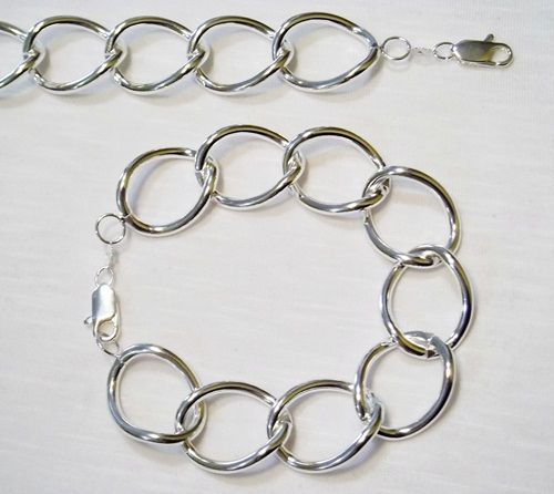 PULSEIRA folheada a PRATA 950  PP001