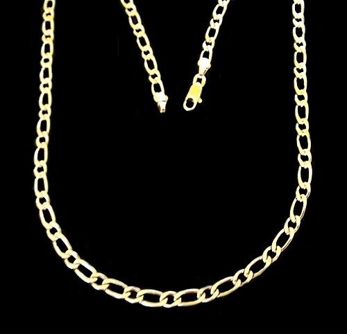 CORRENTE 1X1 Intercalada Folheada a OURO 18K OC009