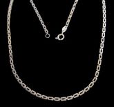 CORRENTE folheado a PRATA 950  PC016