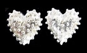 BRINCO CORAÇÃO Folheado a PRATA PB024