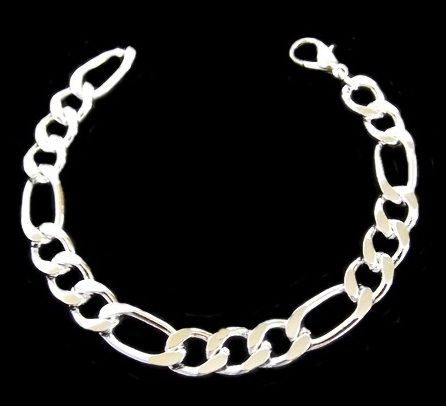 PULSEIRA FOLHEADA A PRATA 950  PP019