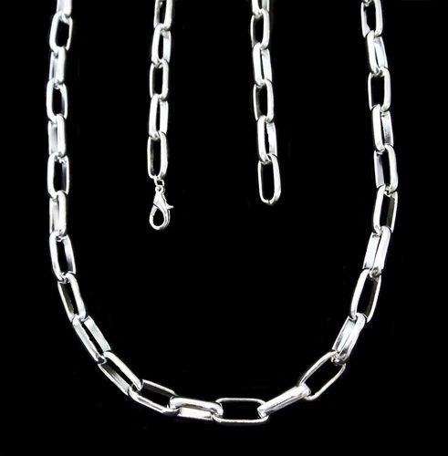 CORRENTE FOLHEADA A PRATA 950 PC005